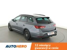 Seat Leon DSG full LED panorama navi klima auto grzane fotele czujniki parkowani - 4