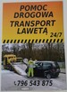 Pomoc drogowa 24/7 transport lawetą