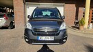 Peugeot Partner 2018.07- rej -1.6 HDI 100 KM, SALON PL,I WŁ,Tempomat F.vat23%, leasing - 2