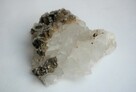 Kryształ górski, piryt szczotka naturalny Bułgaria - 10