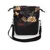 Torebka Sakiewka Czarna z Motywem Złoty Monster – Handmade - 2