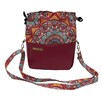 Torebka Sakiewka Bordowa z Motywem Orientalnej Mandali – Handmade - 2