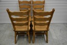 krzesła dębowe 4 sztuki - jak nowe - 3
