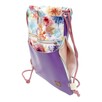 Worko-Plecak Fioletowy z Motywem Dmuchawców – Handmade z Ukrytą Kieszenią na Zamek - 5