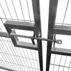 Brama dwuskrzydłowa ażurowa 7x2m z ryglem i kółkami - 3