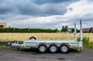 Przyczepa koparkowa do walca agregatu 3 osiowa 3500kg najazd