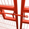 Brama ażurowa zaokrąglona z ryglem i kołem - 3