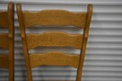 krzesła dębowe 4 sztuki - jak nowe - 5