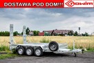 Przyczepa koparkowa do walca agregatu 3 osiowa 3500kg najazd - 16