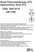 Kwas chlorowodorowy / Kwas solny HCI 37%/ Hydrochloric acid - 2