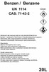 Benzen CZDA / PURE BENZENE CAS 71-43-2 - 2
