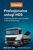 Usługi HDS – transport i załadunek