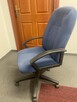 Fotele biurowe niebeskie używane - 2