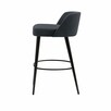 Krzesło Hoker Barowy PREMIUM Bazaltowy EM-3 - 2