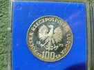 Zamek Krolewski w Warszawie srebrna moneta 100 zl w etui - 2