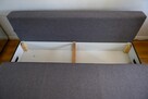 Sofa rozkładana + pufa - funkcja narożnika - 5