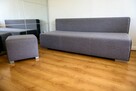 Sofa rozkładana + pufa - funkcja narożnika - 2