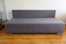 Sofa rozkładana + pufa - funkcja narożnika - 7