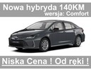 Toyota Corolla 140KM Sedan Comfort Kamera 140KM Hybryda Super Niska Cena Od ręki