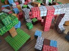 Klocki magnetyczne Minecraft 200 sztuk / Nowe - 3