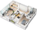 Odbiór w tym roku | 8500 zł/m² | 3 pokoje | bez PCC - 3