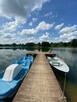 Domek z linia brzegową oraz pomostem nad jeziorem Kopiec - 13