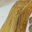 Świecznik drewniany 50 cm ze starego dębu, Pamela No. 9 - 15