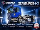 Scania P280 4x2 MODEL 2009 / 4X2 / RAMA / POD WUKO LUB WYWROTKĘ / KRÓTKA
