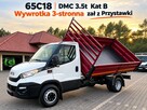 Iveco Daily 65C18 V H DMC 3.5t Kat B Wywrotka 3-stronna zał z Przystawki (50C15,35C16 70C18)