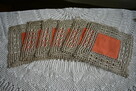 Komplet serwetek vintage len - 2