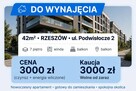 DO WYNAJĘCIA - 42 m² - Rzeszów, ul. Podwisłocze 2