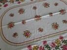 Obrus lniany vintage PRL 160 x 130 - 8