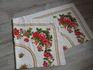 Obrus lniany vintage PRL 160 x 130 - 11