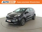 Kia Sportage 1.6 CRDi Design Klimatyzacja Nawigacja Tempomat Półskóra Kamera LED
