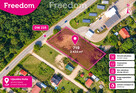 Działka inwestycyjna 2 433 m² | WZ na handel i usługi | Lipuska Huta - 1