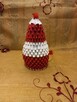 Mikołaj - prezent, dekoracja rękodzieło origami, handmade - 2