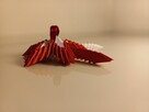 Kotyliony biało czerwone - ręczna robota -rękodzieło origami - 3