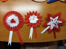 Kotyliony biało czerwone - ręczna robota -rękodzieło origami - 8