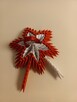 Kotyliony biało czerwone - ręczna robota -rękodzieło origami - 2