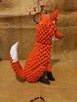 Lis, lisek, zwierzę -rękodzieło origami -dekoracja jesienna - 6
