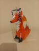Lis, lisek, zwierzę -rękodzieło origami -dekoracja jesienna - 8