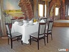 Krzesła stylowe gięte tapicerowane do restauracji w Gdańsku
