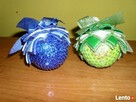 Bombki choinkowe karczoch + cekiny - 4
