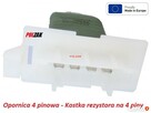 NOWY Opornik rezystor wentylatora dmuchawy nawiewu AUDI A3 - 7