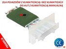 NOWY Opornik rezystor wentylatora dmuchawy nawiewu AUDI A3 - 6