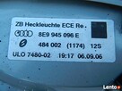 Audi A4 kombi prawa kompletna lampa tył