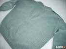 Gruby sweter oversize dziergany na drutach 38 40 vintage - 7