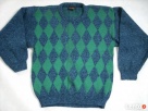 Gruby męski Ciepły sweter Vintage j Nowy S M - 2