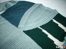 Gruby sweter oversize dziergany na drutach 38 40 vintage - 2