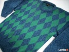 Gruby męski Ciepły sweter Vintage j Nowy S M - 3